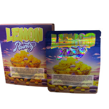 Load image into Gallery viewer, 50 Lemon Runtz 3.5 G Mylar Bags With 50 Carton Box