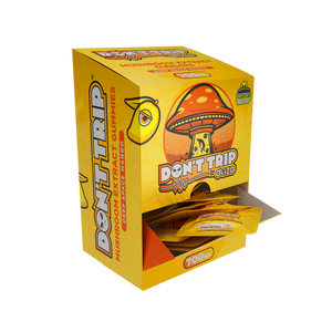 25 Packages of Don’t Trip Mushroom Gummies