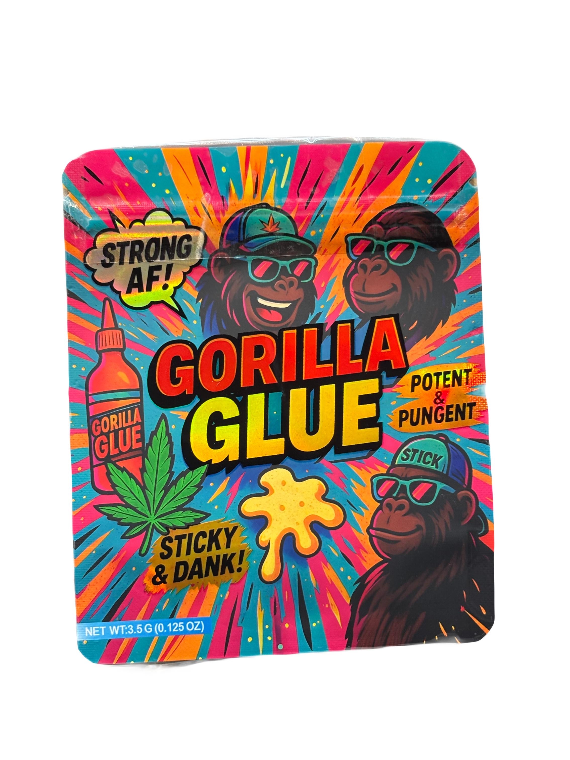 50 Groilla Glue 3.5-gram empty Mylar bags