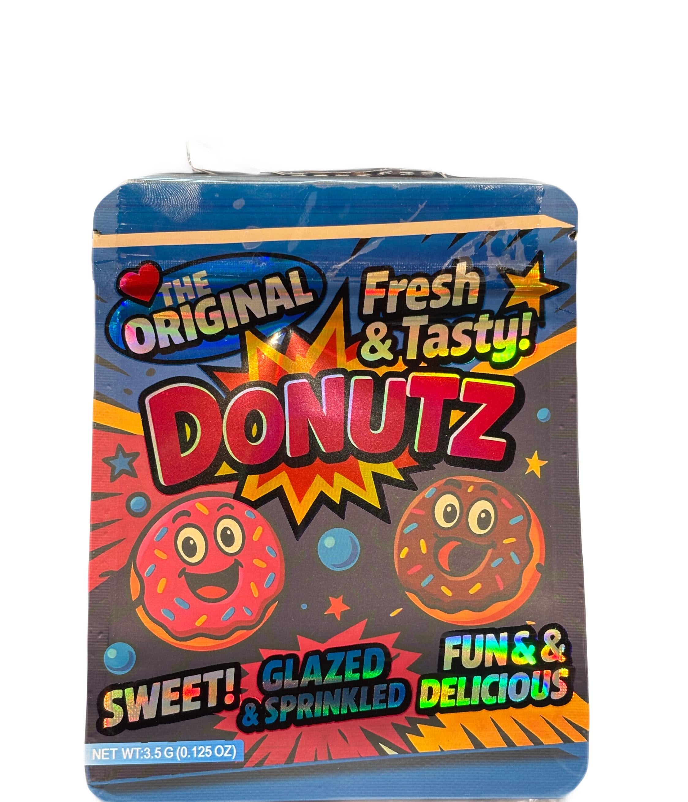50 Donutz 3.5-gram empty Mylar bags