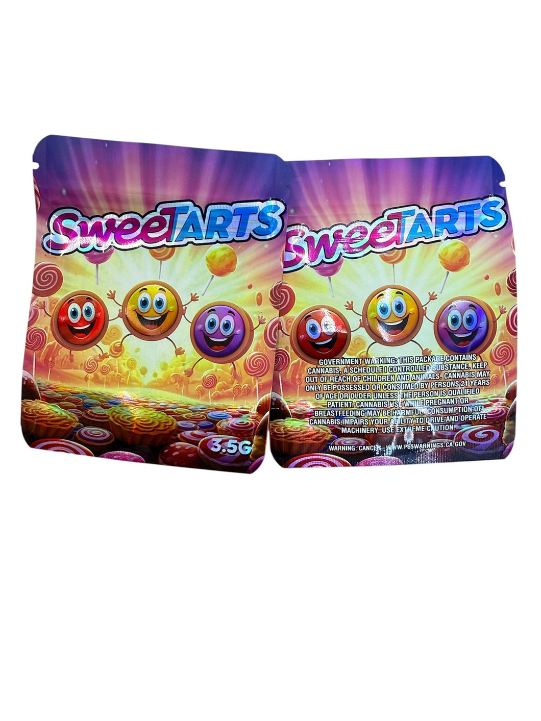 50 Sweet Arts 3.5-gram empty Mylar bags