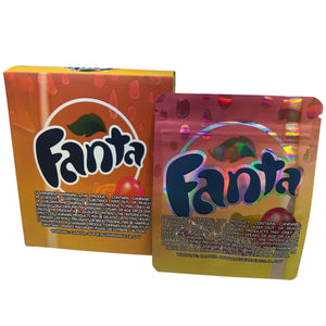 50 Fanta Manago 3.5 G Mylar Bags With 50 Carton Box