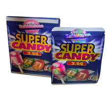 Load image into Gallery viewer, 50 Super Candy 3.5 G Mylar Bags With 50 Carton Box
