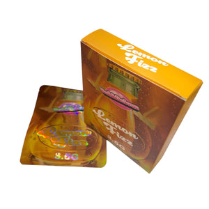 50 Lemon Fizz 3.5 G Mylar Bags With 50 Carton Box