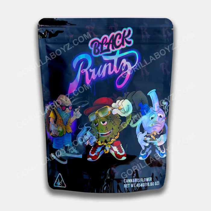 Black Runtz Mylar Bag 16 Oz (1lb)