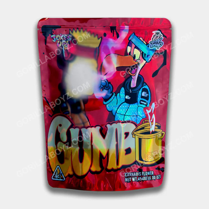 Gumbo Mylar Bag 16 Oz (1lb)
