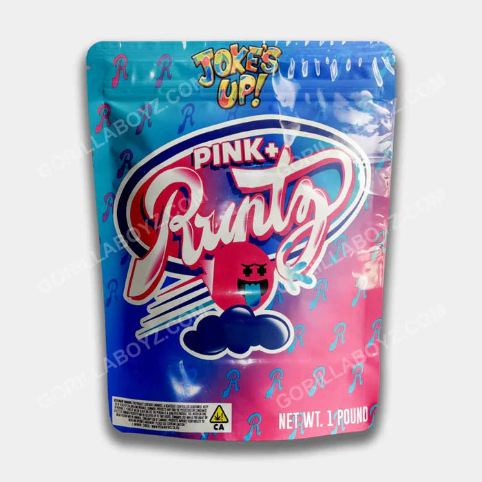 Pink Runtz Mylar Bag 16 Ounces (1lb)