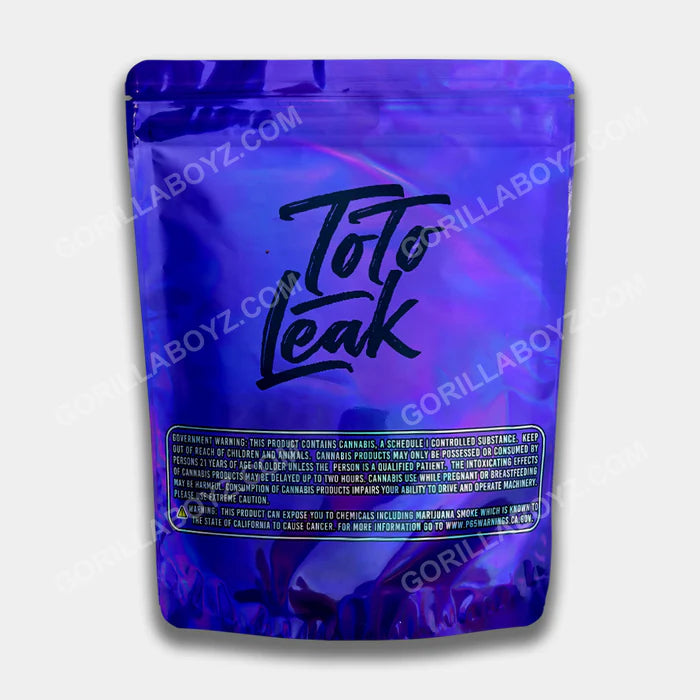 Toto Leak Mylar Bag 16 Oz (1lb)