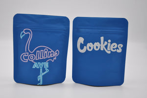 50 Collins Ave Cookies 3.5 gram empty Mylar bags