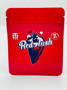 50 Red Zlush  3.5 gram empty Mylar bags
