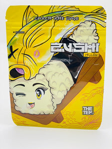 50 Zushi 3.5 gram empty Mylar bags