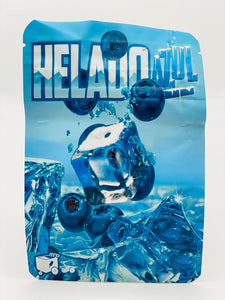 50 Helado Azul  3.5 gram empty Mylar bags