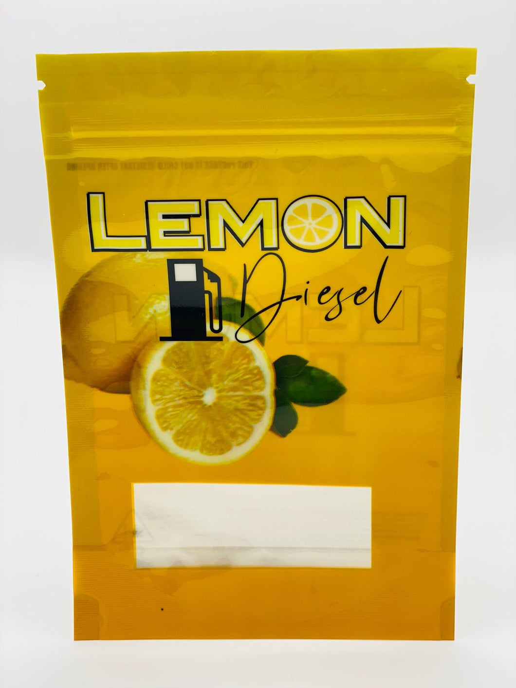 50 Lemon Diesel 3.5 gram empty Mylar bags