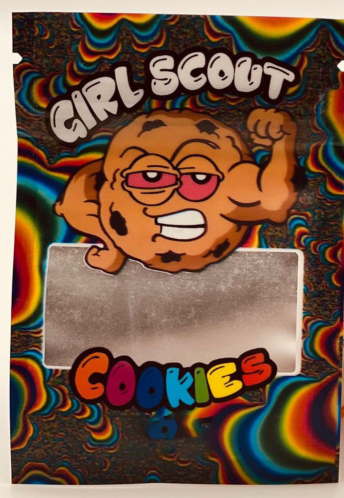50 Cookies Girl Scout 3.5 gram empty Mylar bags