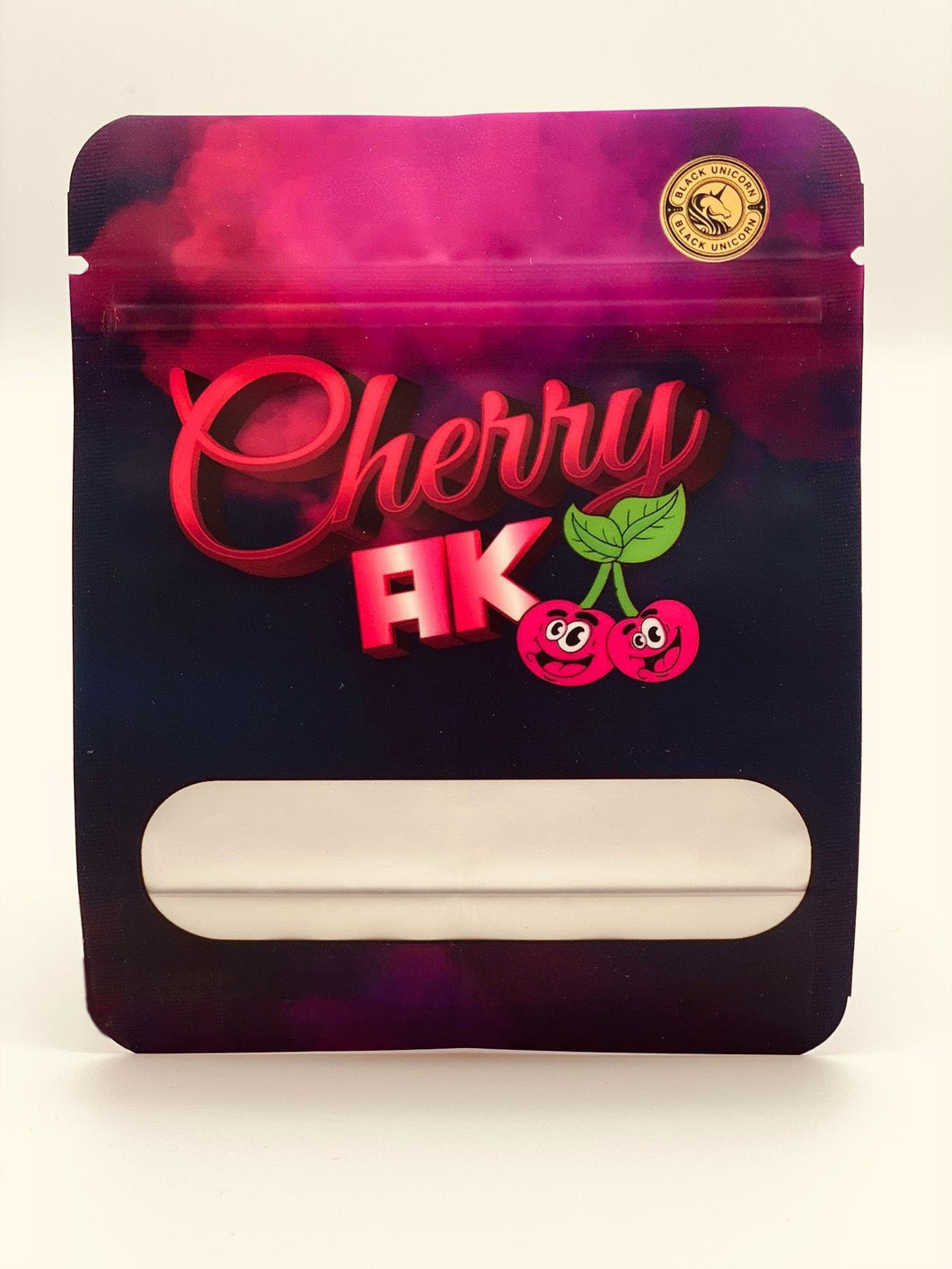 50 Cherry AK 3.5 gram empty Mylar bags.