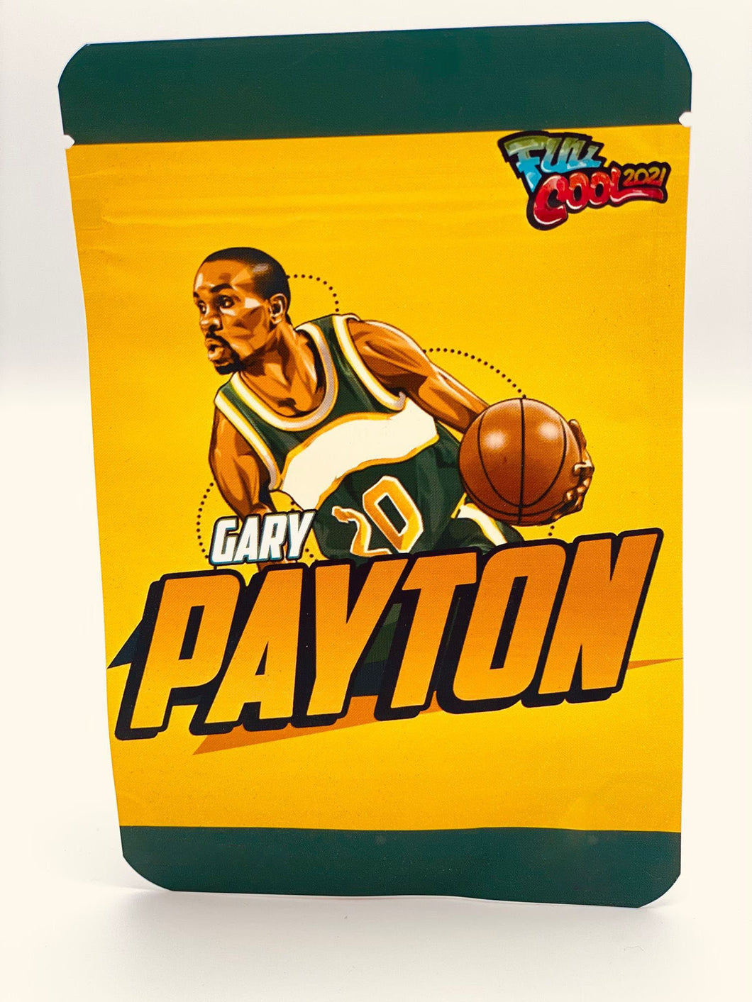 50 Gary Payton  3.5 gram empty Mylar bags