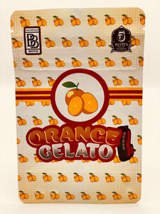 Orange Gelato Mylar Bags | Orange Mylar Bags | My mylarbag