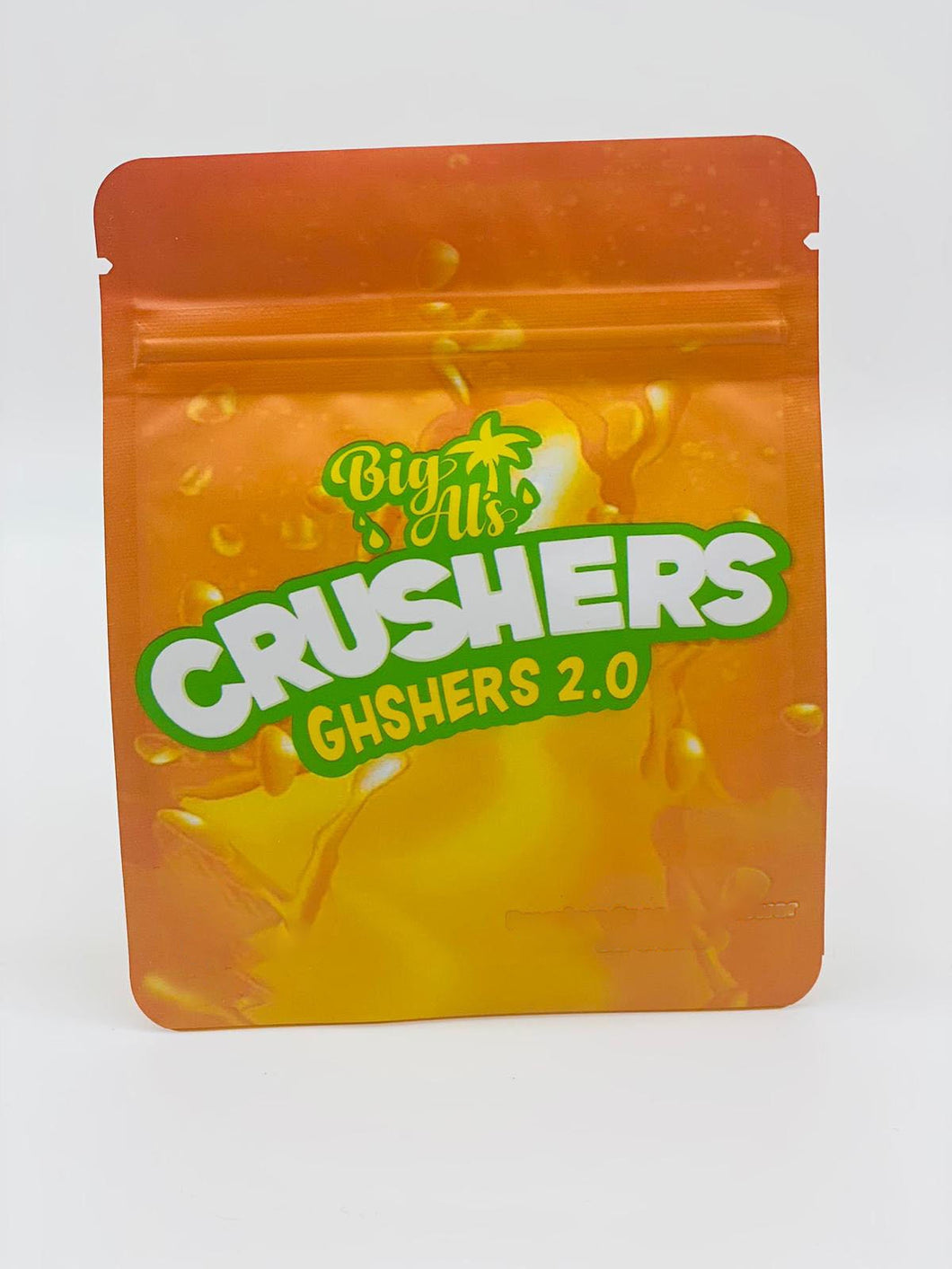 50 Crushers Big Alis 3.5 gram empty Mylar bags