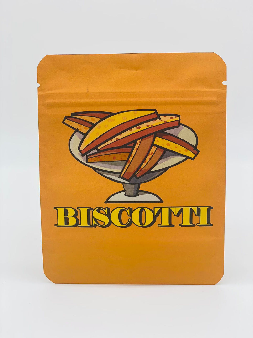 50 Biscotti 3.5-gram empty Mylar bags