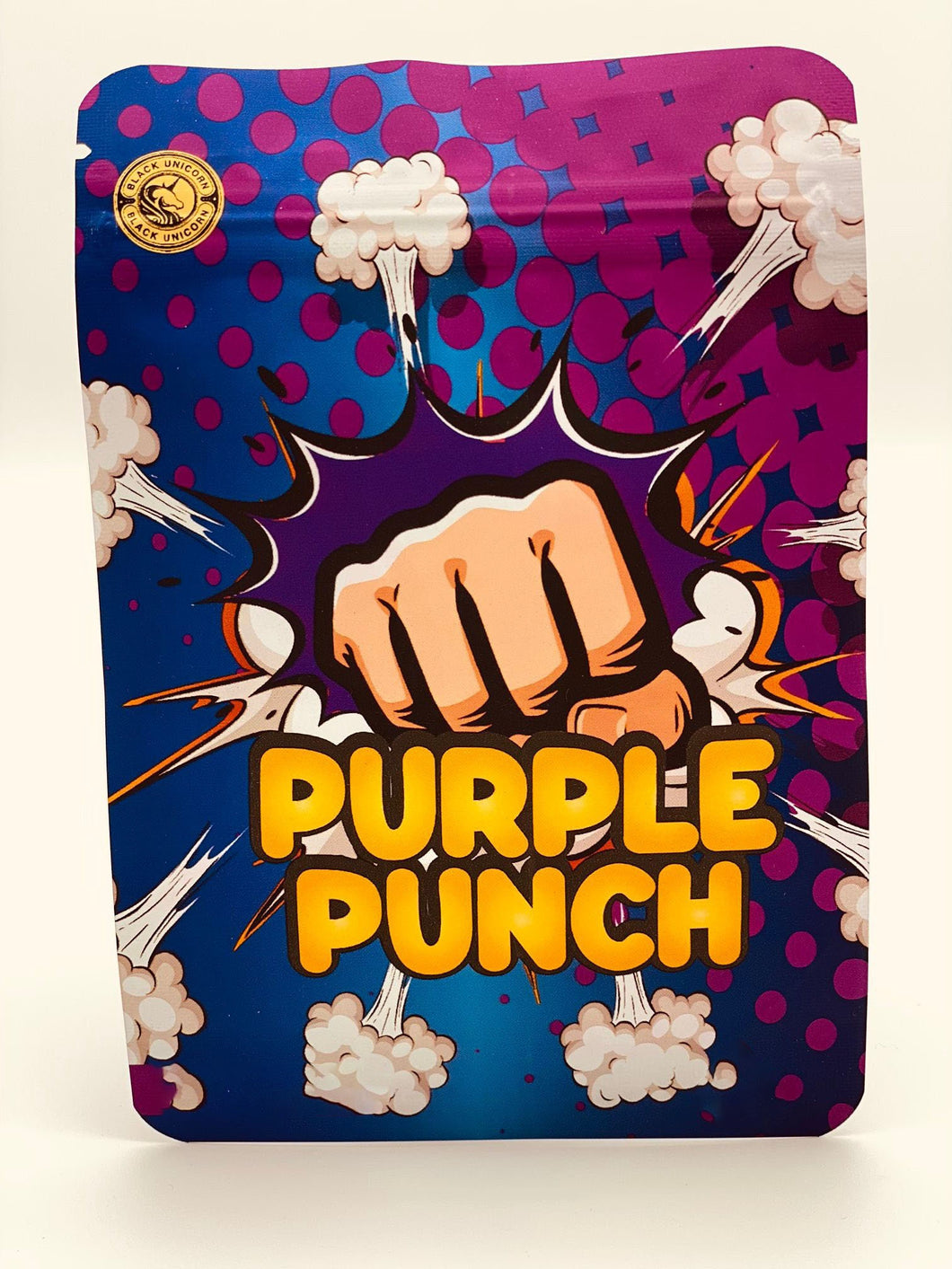 50 Purple Punch  3.5 gram empty Mylar bags