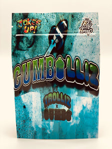 50 Jokes Up Gumbo LLiz  3.5 gram empty Mylar bags