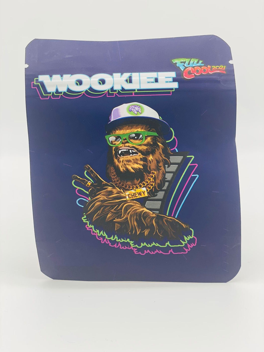 50 Wookiee 3.5 gram empty Mylar bags