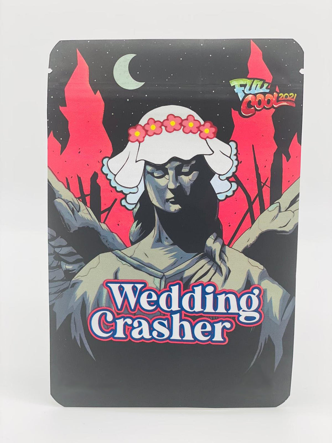 50 Wedding Crasher 3.5 gram empty Mylar bags