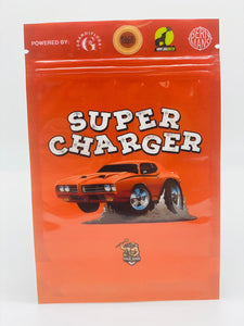 50 Super Charger  3.5 gram empty Mylar bags