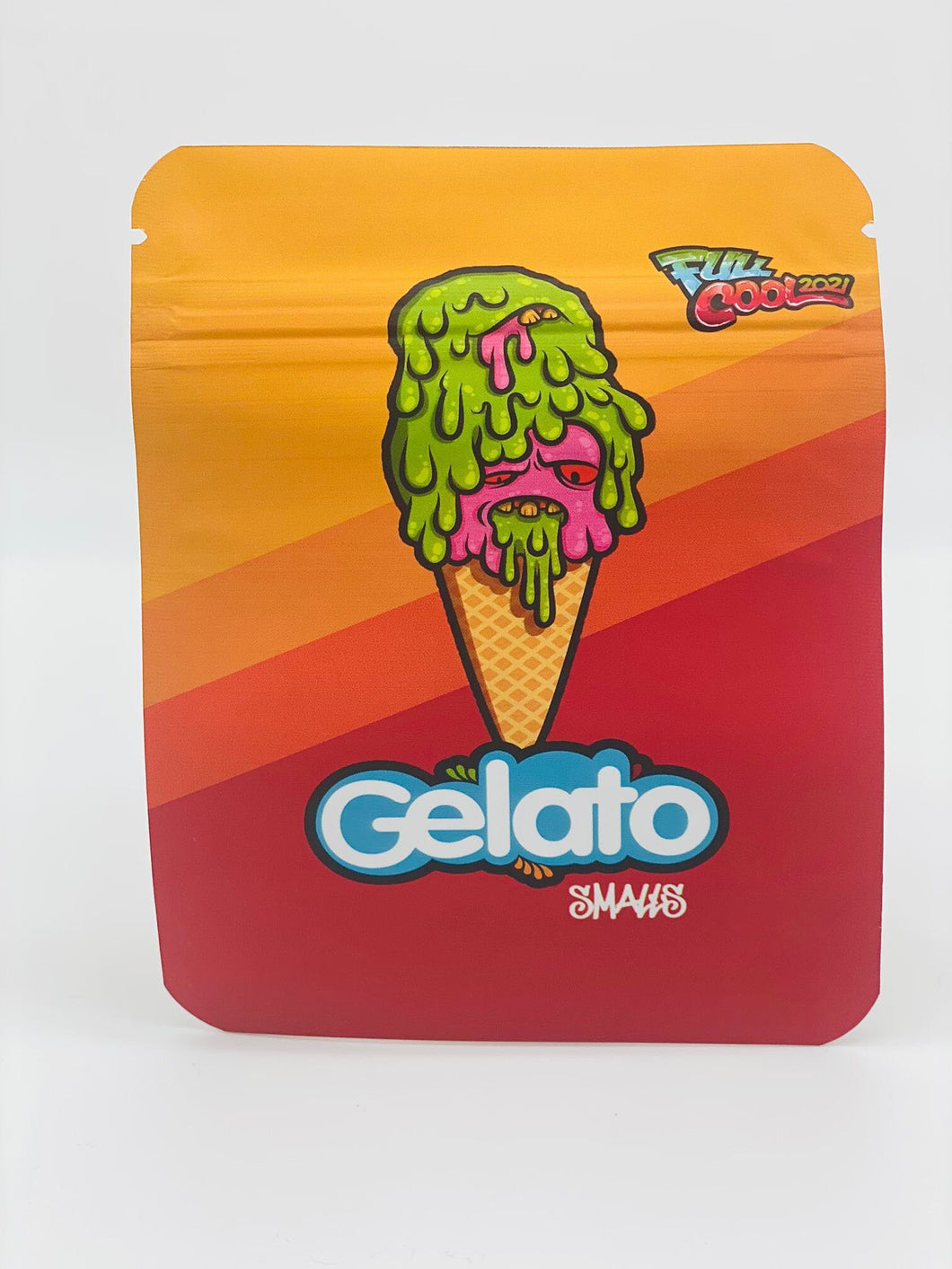 50 Gelato Smahs 3.5 gram empty Mylar bags