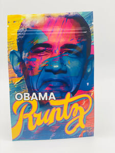 50 Obama Runtz 3.5 gram empty Mylar bags