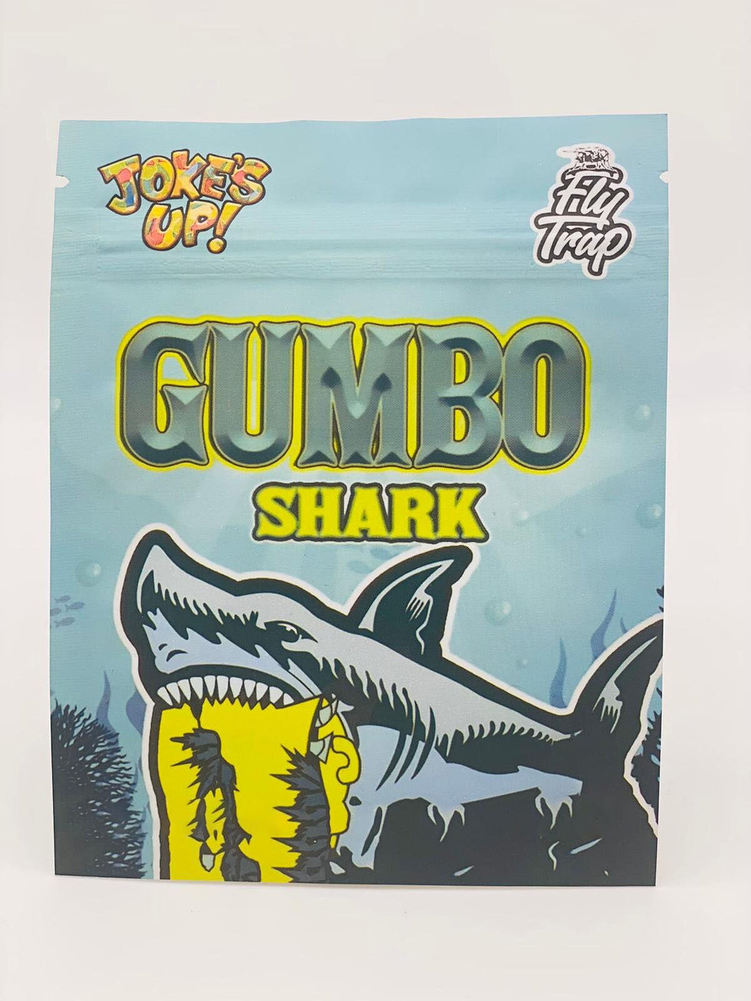 50 Gumbo Shark 3.5 gram empty Mylar bags