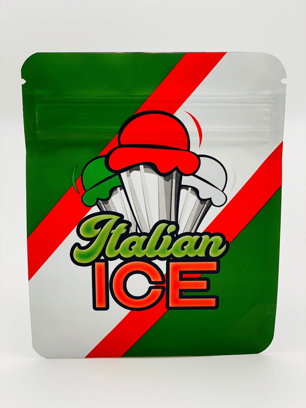 50 Italian Ice  3.5 gram empty Mylar bags