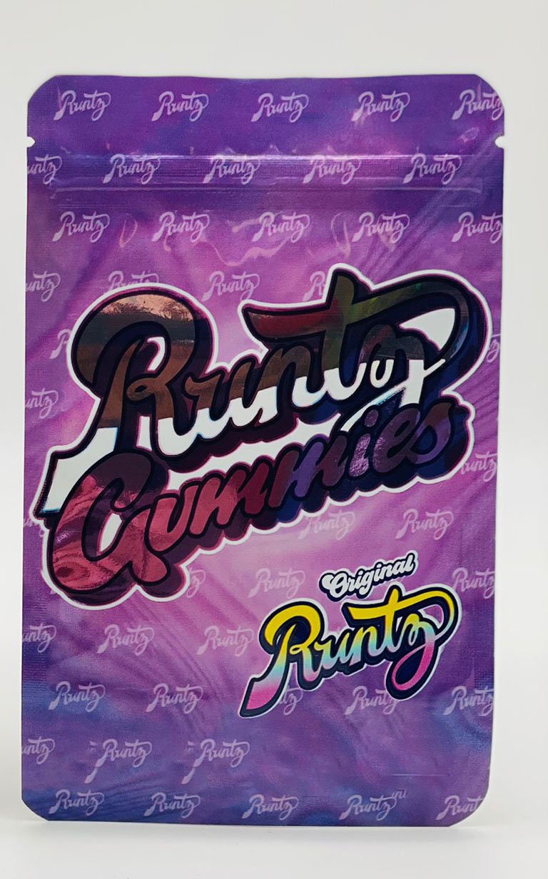 50 Runtz Gummies Original  Runtz 3.5 gram empty Mylar bags
