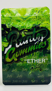 50 Runtz Gummies Ether  3.5 gram empty Mylar bags