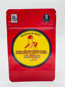 50 Backpack Boyz Peanut Butter Breath 3.5-gram empty Mylar bags