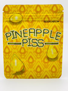 50 Pineapple Piss  3.5 gram empty Mylar bags