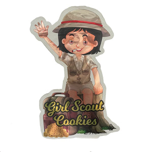 50 Girl Scout Cookies 3.5-gram empty Mylar bags.