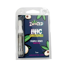 Load image into Gallery viewer, HHC Cartridges | PURPLE SPACE Strains INDICA
