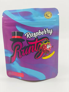 50 Raspberry Runtz 3.5 gram Mylar bags