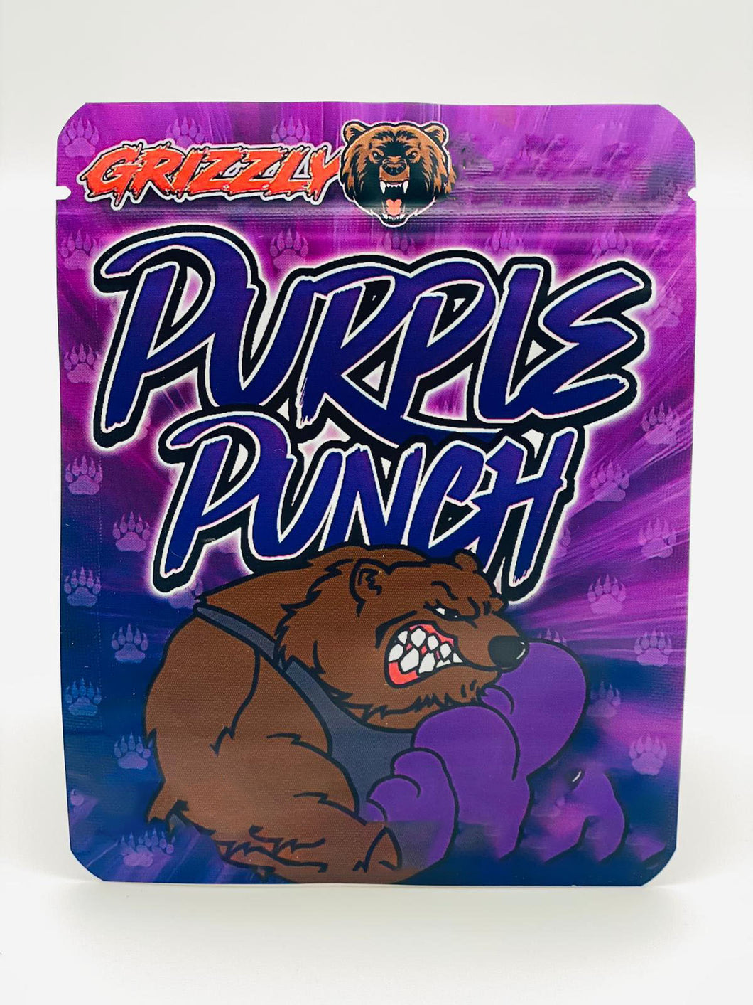 50 Purple Puch 3.5-gram empty Mylar bags