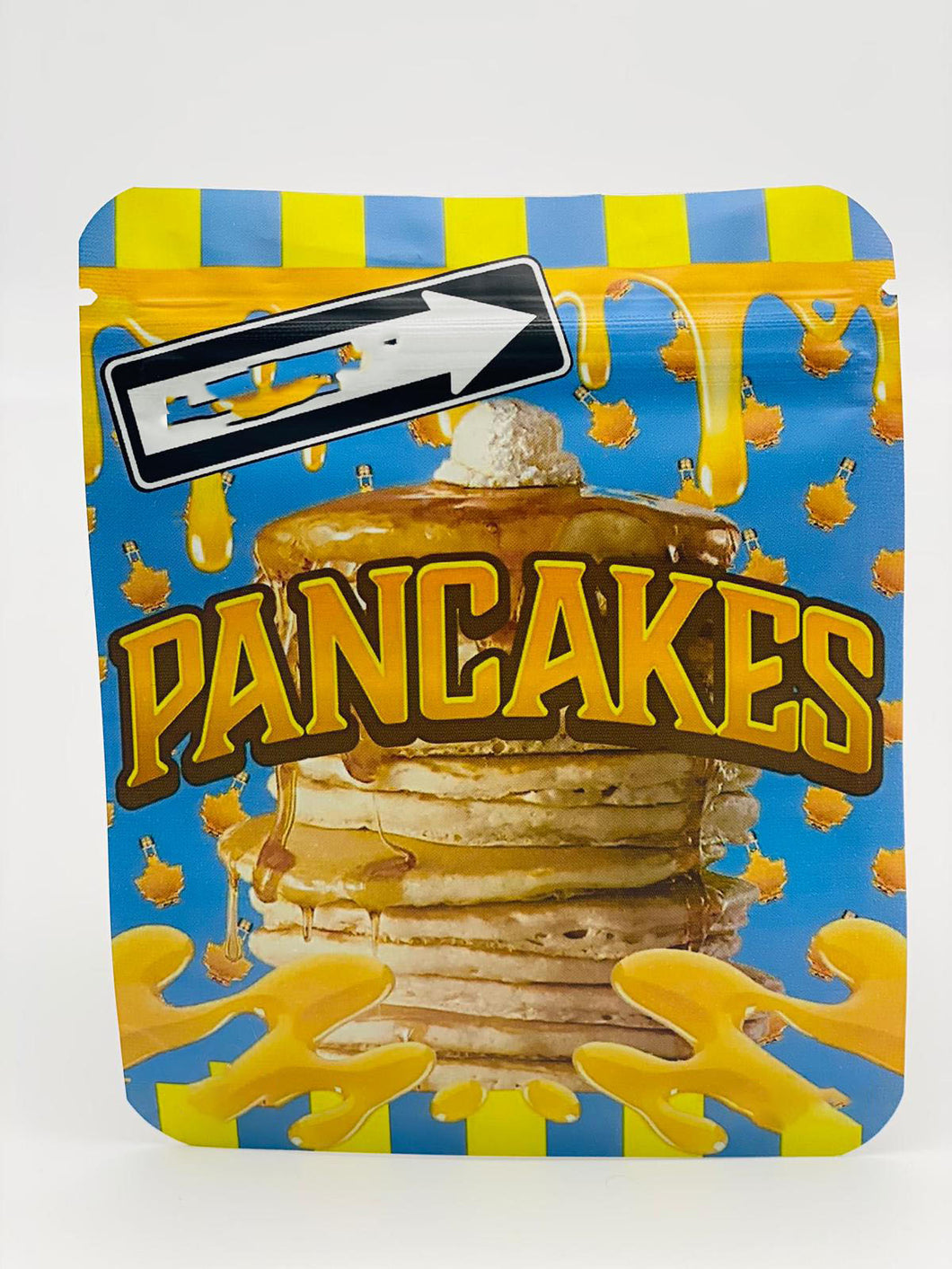 50 Pancakes 3.5-gram empty Mylar bags