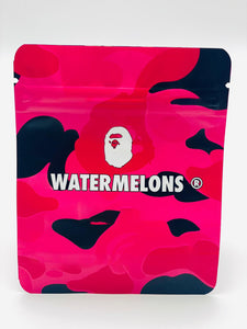 50 Watermelons 3.5-gram empty Mylar bags