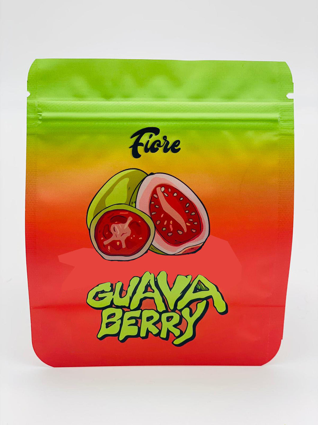 50 Guava Berry 3.5-gram empty Mylar bags