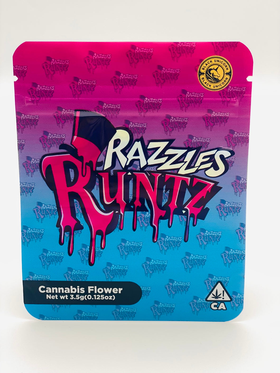 50 Razzlez Runtz 3.5-gram empty Mylar bags