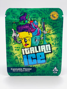 50 Italian Ice 3.5-gram Empty Mylar bags