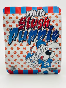 50 White Slush Puppie 3.5-gram Empty Mylar bags