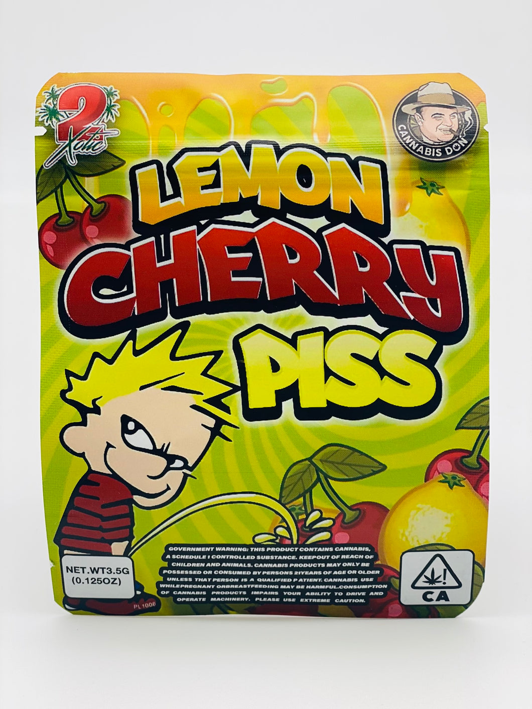 50 Lemon Cherry Piss 3.5-gram Empty Mylar bags
