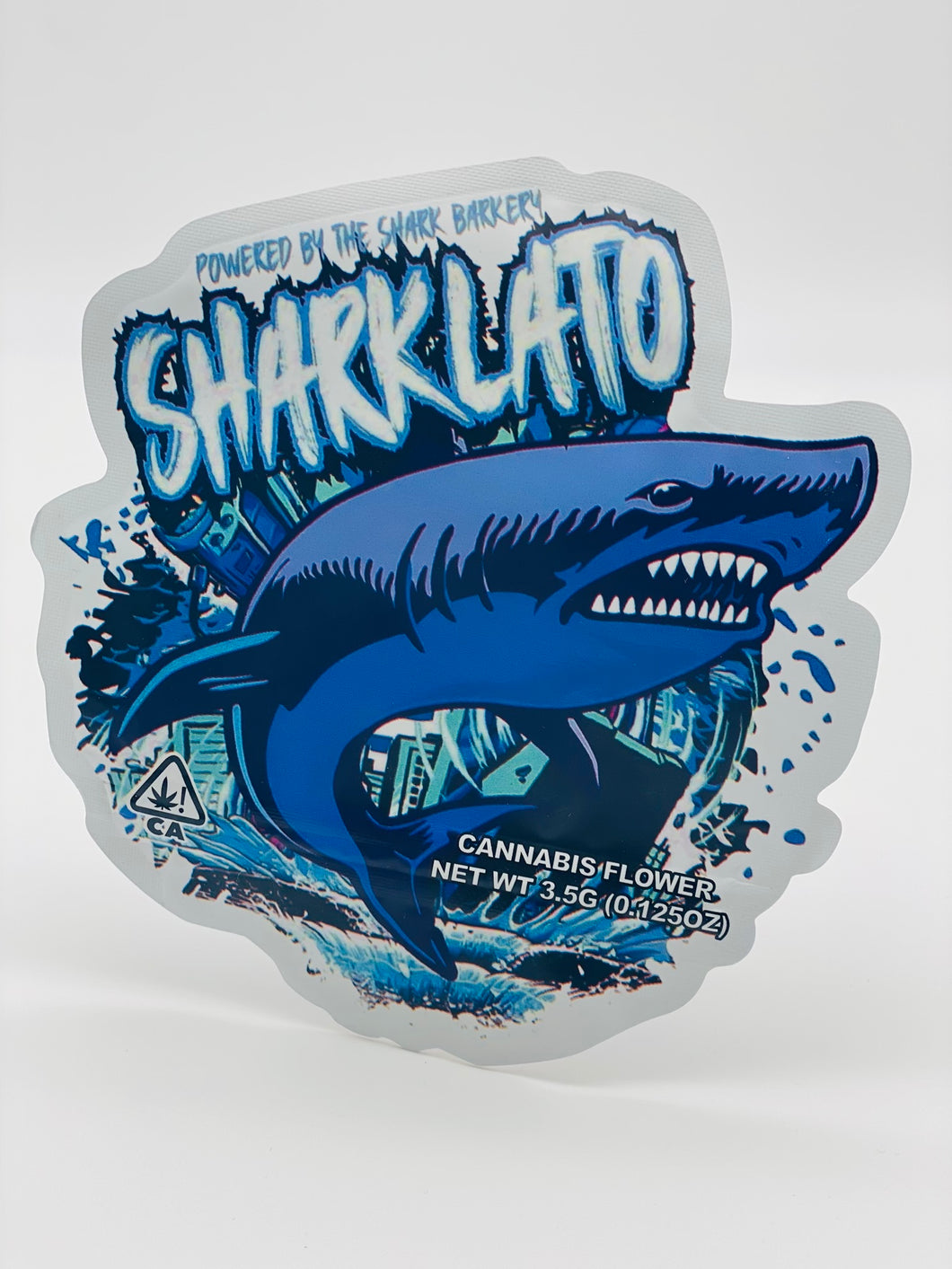 50 Shark Lato 3.5-gram Empty Mylar bags
