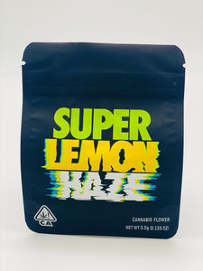 50 Super Lemon Haze 3.5-gram empty Mylar bags