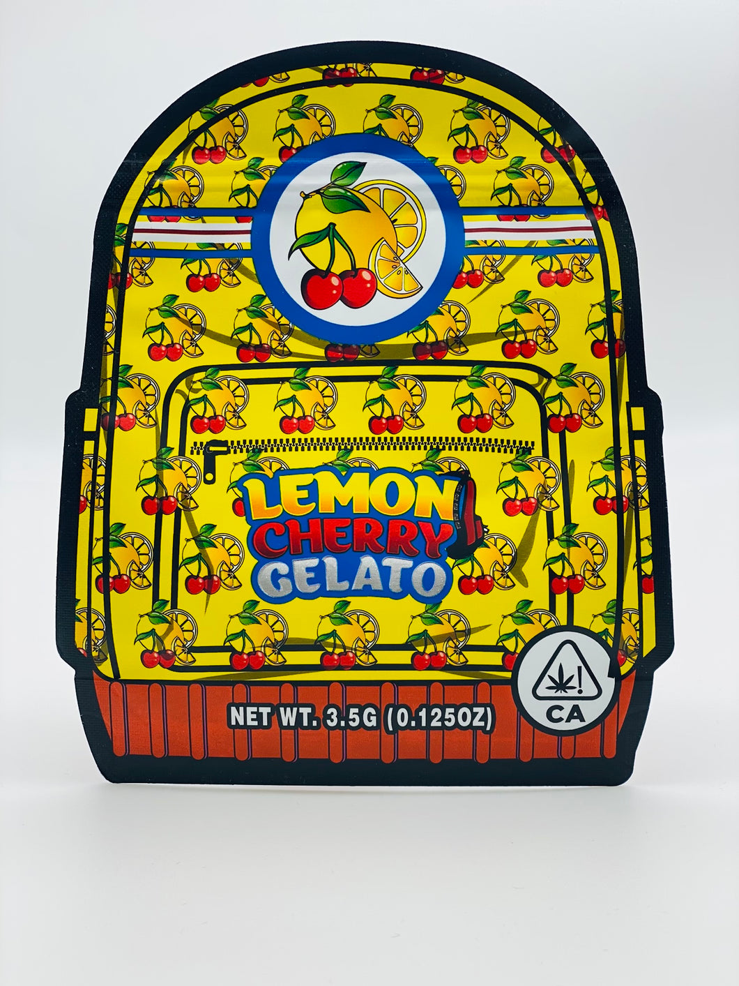 50 Lemon Cherry Gelato 3.5-gram empty Mylar bags